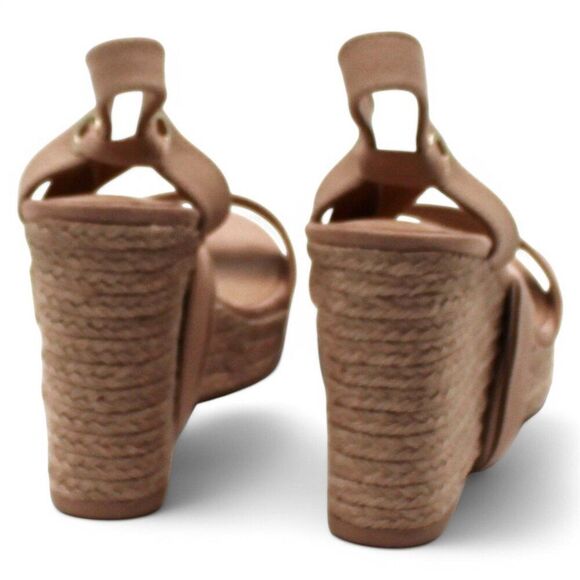 Maxx Womens Faux Suede Open Toe Wedge Sandals - Picture 7 of 9